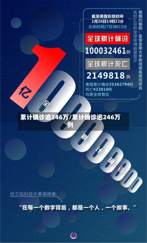 累计确诊逾246万/累计确诊逾246万例
