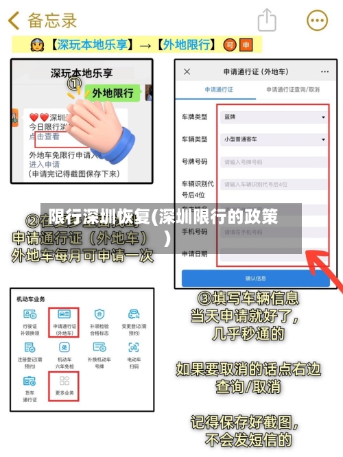 限行深圳恢复(深圳限行的政策)