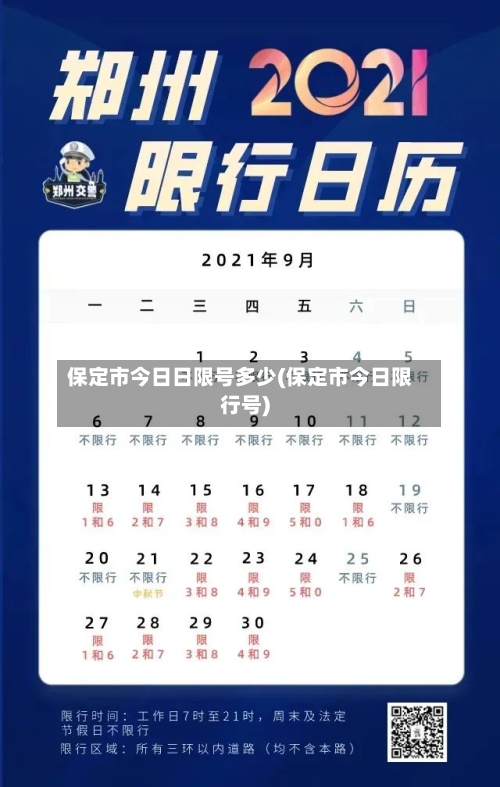保定市今日日限号多少(保定市今日限行号)