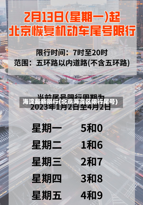 海淀最新限行(北京海淀区限行尾号)