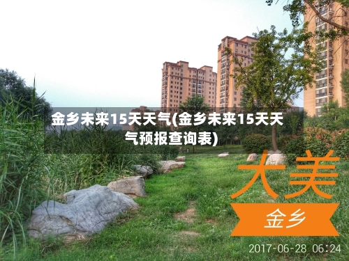 金乡未来15天天气(金乡未来15天天气预报查询表)