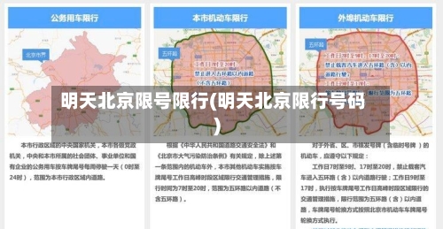 明天北京限号限行(明天北京限行号码)