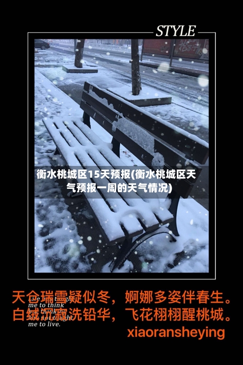 衡水桃城区15天预报(衡水桃城区天气预报一周的天气情况)