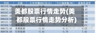 美都股票行情走势(美都股票行情走势分析)