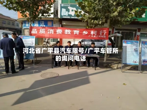 河北省广平县汽车限号/广平车管所的询问电话
