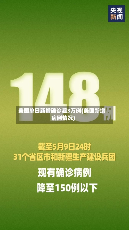 美国单日新增确诊超3万例(美国新增病例情况)