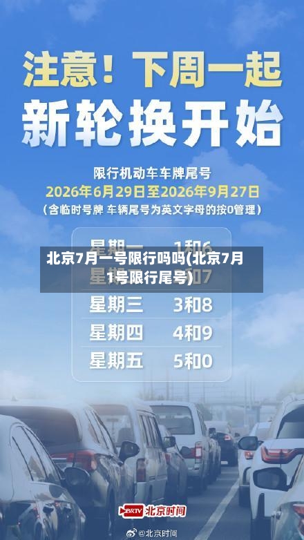 北京7月一号限行吗吗(北京7月1号限行尾号)
