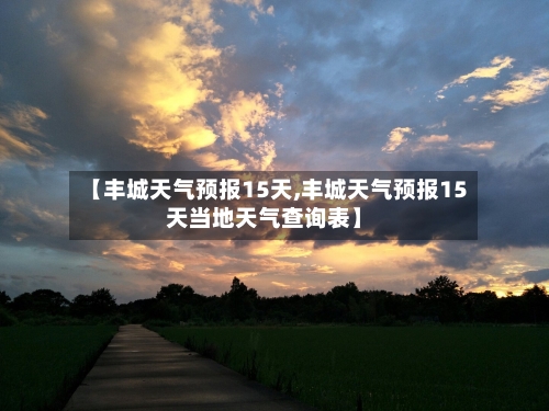 【丰城天气预报15天,丰城天气预报15天当地天气查询表】