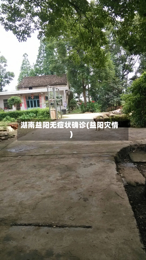 湖南益阳无症状确诊(益阳灾情)