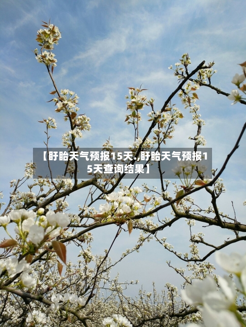 【盱眙天气预报15天.,盱眙天气预报15天查询结果】