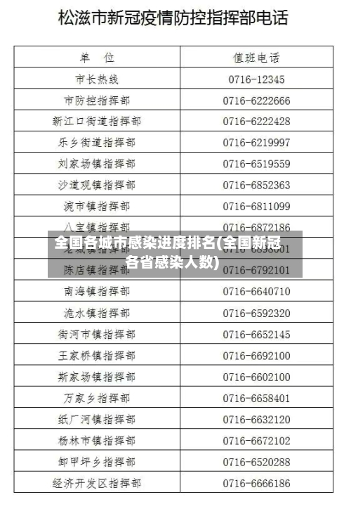 全国各城市感染进度排名(全国新冠各省感染人数)