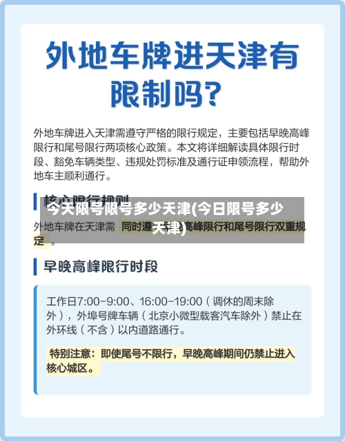 今天限号限号多少天津(今日限号多少天津)