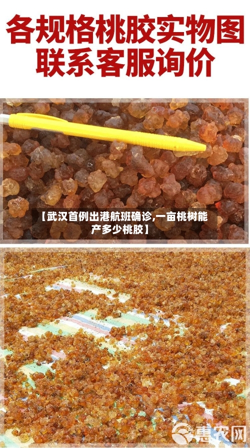 【武汉首例出港航班确诊,一亩桃树能产多少桃胶】