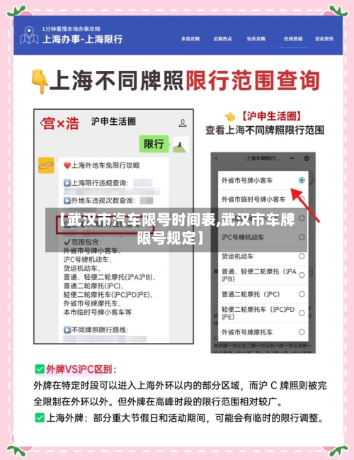 【武汉市汽车限号时间表,武汉市车牌限号规定】