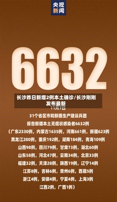长沙昨日新增2例本土确诊/长沙刚刚发布最新