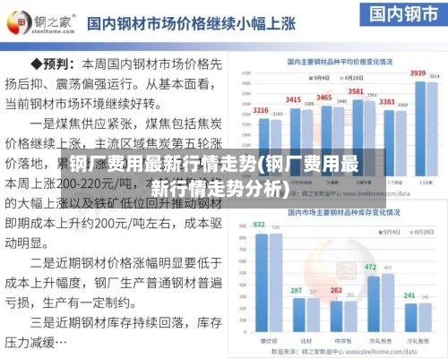 钢厂费用最新行情走势(钢厂费用最新行情走势分析)