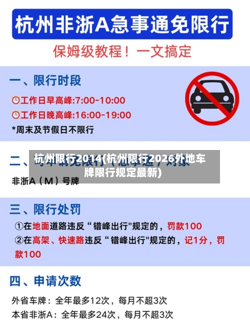 杭州限行2014(杭州限行2026外地车牌限行规定最新)