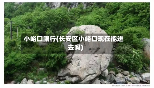 小峪口限行(长安区小峪口现在能进去吗)