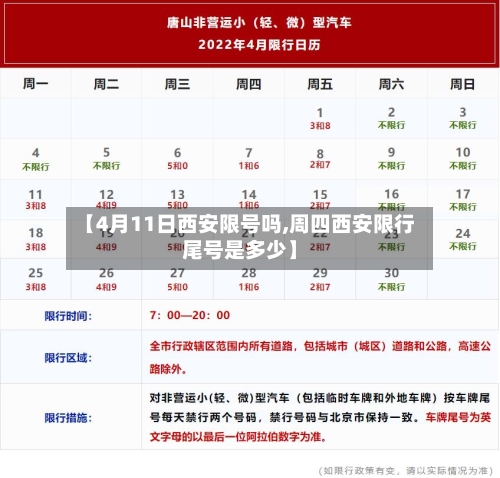 【4月11日西安限号吗,周四西安限行尾号是多少】