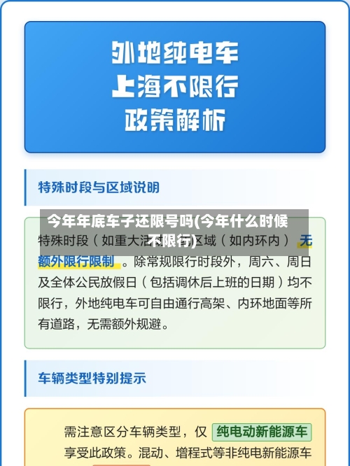 今年年底车子还限号吗(今年什么时候不限行)