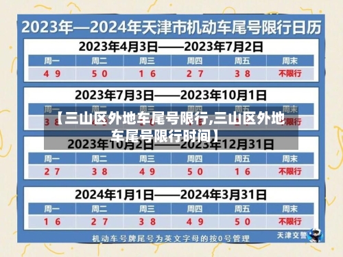【三山区外地车尾号限行,三山区外地车尾号限行时间】