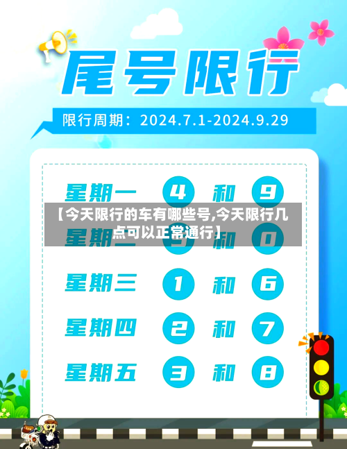 【今天限行的车有哪些号,今天限行几点可以正常通行】