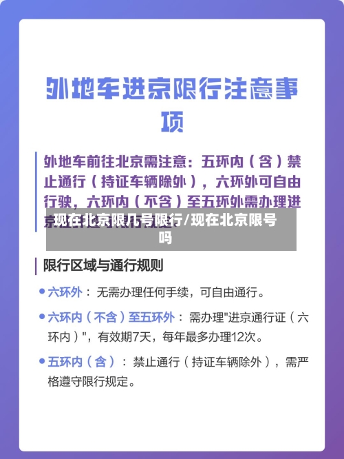 现在北京限几号限行/现在北京限号吗