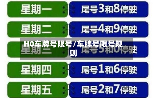 H0车牌号限号/车牌号限号规则