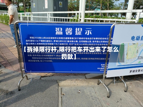 【拆掉限行杆,限行把车开出来了怎么罚款】