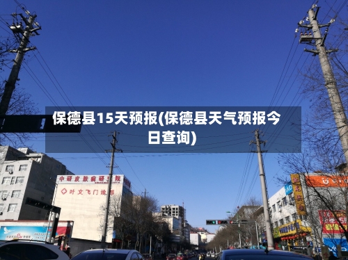 保德县15天预报(保德县天气预报今日查询)
