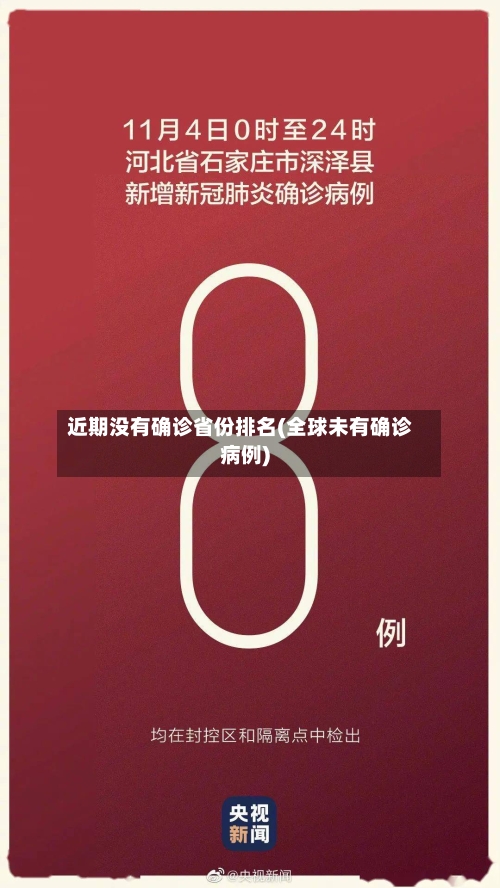 近期没有确诊省份排名(全球未有确诊病例)