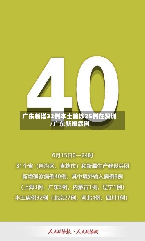 广东新增32例本土确诊25例在深圳/广东新增病例