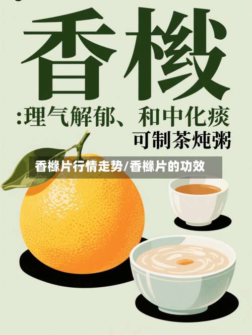 香橼片行情走势/香橼片的功效