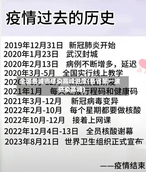 全国各城市感染高峰进度(各省第一波感染高峰)