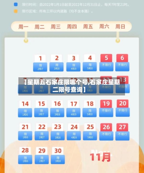 【星期五石家庄限哪个号,石家庄星期二限号查询】