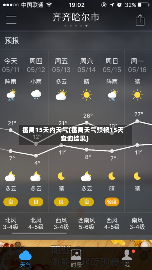 番禺15天内天气(番禺天气预报15天查询结果)