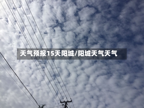 天气预报15天阳城/阳城天气天气