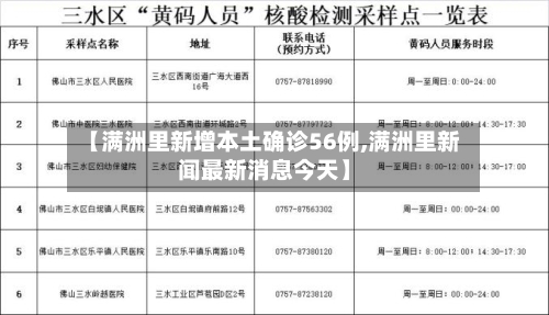 【满洲里新增本土确诊56例,满洲里新闻最新消息今天】