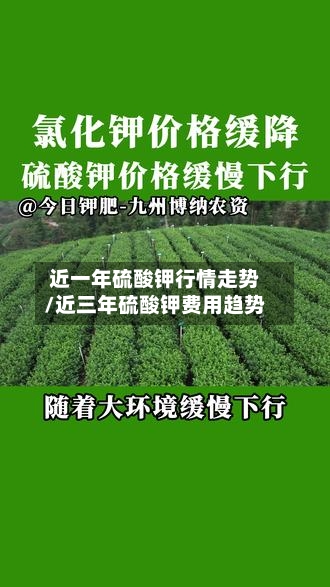 近一年硫酸钾行情走势/近三年硫酸钾费用趋势